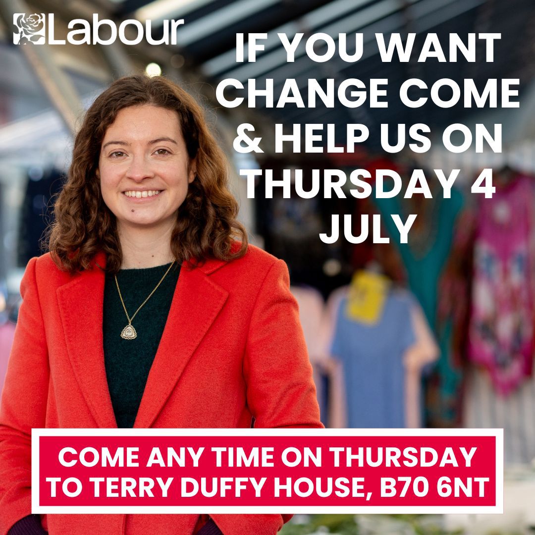 Change is coming to 
West Bromwich with our Sarah Coombes 🌹