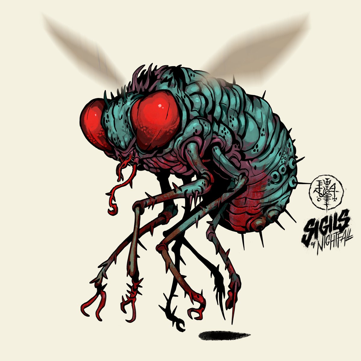 「You cannot pet the Monstrous Fly in Sigi」|Thiago Lehmann (2Minds)のイラスト