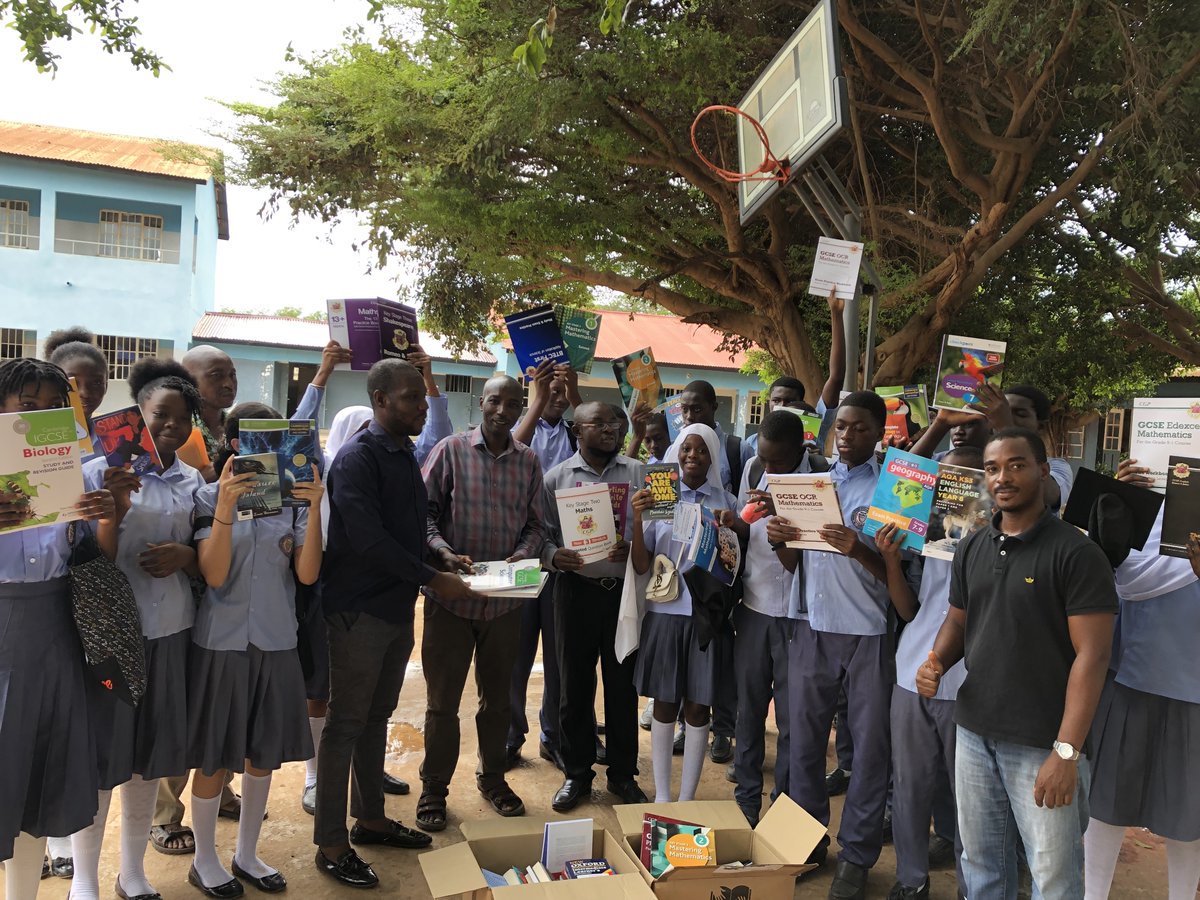 UFNon's tweet photo. We believe that to end poverty, illiteracy must be remove. That's why we advocate for inclusive, quality education for all children. Today, we visited two schools, donating books to their libraries. Thanks to @Book_Aid, these books will boost reading culture and enhance learning. https://t.co/xFvubbdtwd