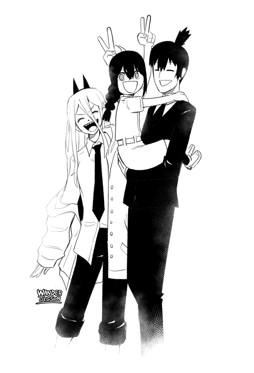 wanderjegson's tweet photo. Chainsaw Man quick sketch.
She met her older brother and sister for the first time! https://t.co/9A34GBQP9v