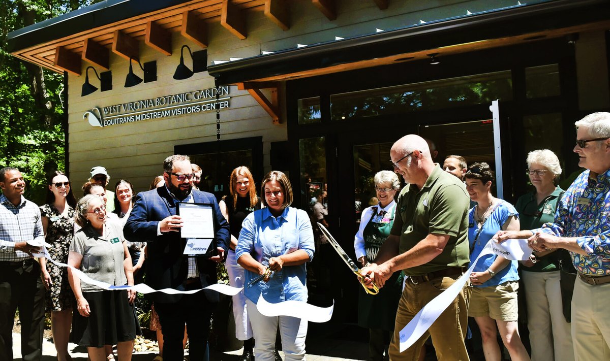 Equitrans Midstream (@equitransmid) on Twitter photo E-Train was proud to participate in the ribbon cutting ceremony alongside local organizations and community members for the new Equitrans Midstream Visitors Center, open to the public July 11, at the <a href="/WVBotanicGarden/">WV Botanic Garden</a>. E-Train was proud to participate in the ribbon cutting ceremony alongside local organizations and community members for the new Equitrans Midstream Visitors Center, open to the public July 11, at the <a href="/WVBotanicGarden/">WV Botanic Garden</a>.