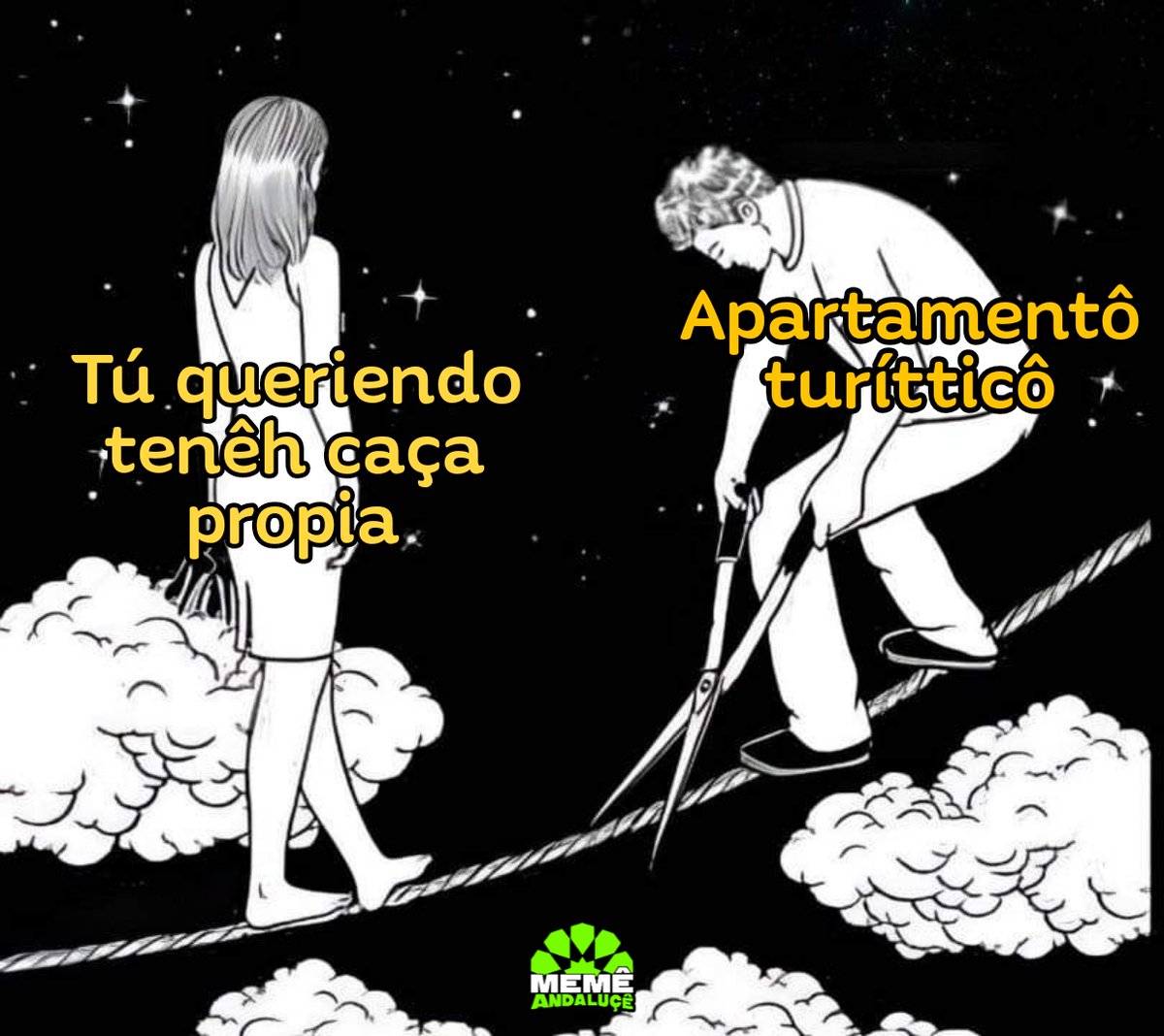 Cá bê menô beçinê en nuêttrô barriô y mâ girî 

#andalûh #MemêAndaluçê