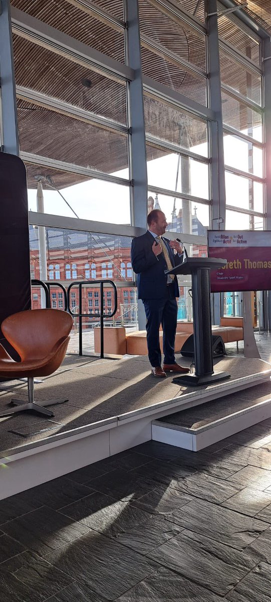 Gareth Thomas, Chair of DSW, delivers an inspiring call to action for the GOGA programme! Let us champion genuinely inclusive, person cantered approaches #GetOutGetActive #activetogether #inclusion