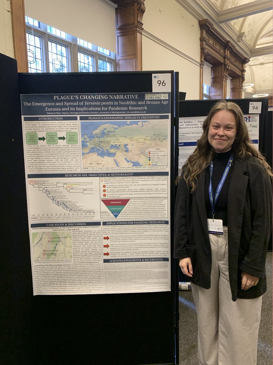 rebecca_main's tweet image. Had a brilliant time talking with pandemic researchers about my PhD work on the emergence and spread of plague in Neolithic & Bronze Age Eurasia🦠🐀
A huge thanks to @PSIOxford for welcoming the insights historians can also bring to pandemic research!#PandemicSciences24