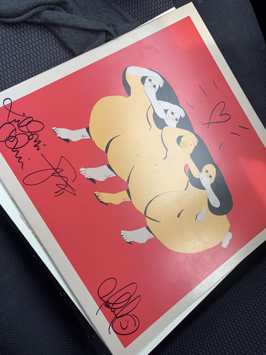 RobBakerTV's tweet photo. Thanks @futureislands for being so generous and taking the time to sign this! ❤️ one day I’ll get Gerrit’s signature on here https://t.co/i0ifa1xoo4