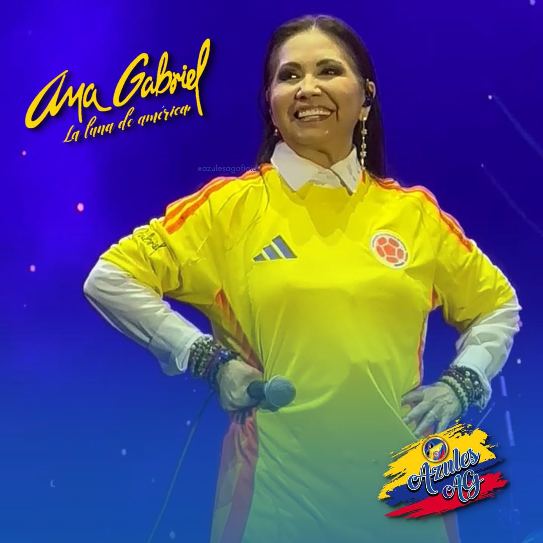 azulesagoficial's tweet image. Hoy juega nuestra selección y claro que sí, muestra reina Ana Gabriel estará acompañándonos desde cualquier lugar del mundo, cuales son sus marcadores, dejen sus comentarios y veremos al final quien acierta.

#𝐔𝐧𝐃𝐞𝐬𝐞𝐨𝐌𝐚́𝐬 #AzulesAG #50Aniversario #partidocolombia