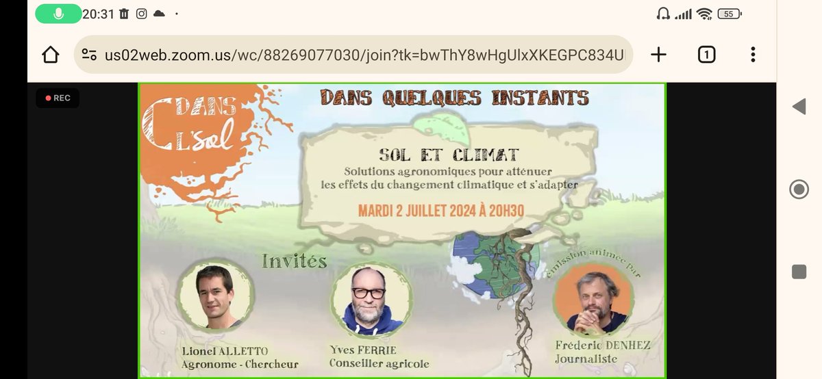 Go ! Prête pour écouter l'émission C dans l'sol - #Sol et #Climat : solutions agronomiques pour atténuer les effets du changement climatique et s’adapter. #rhizobiòme #reseausol