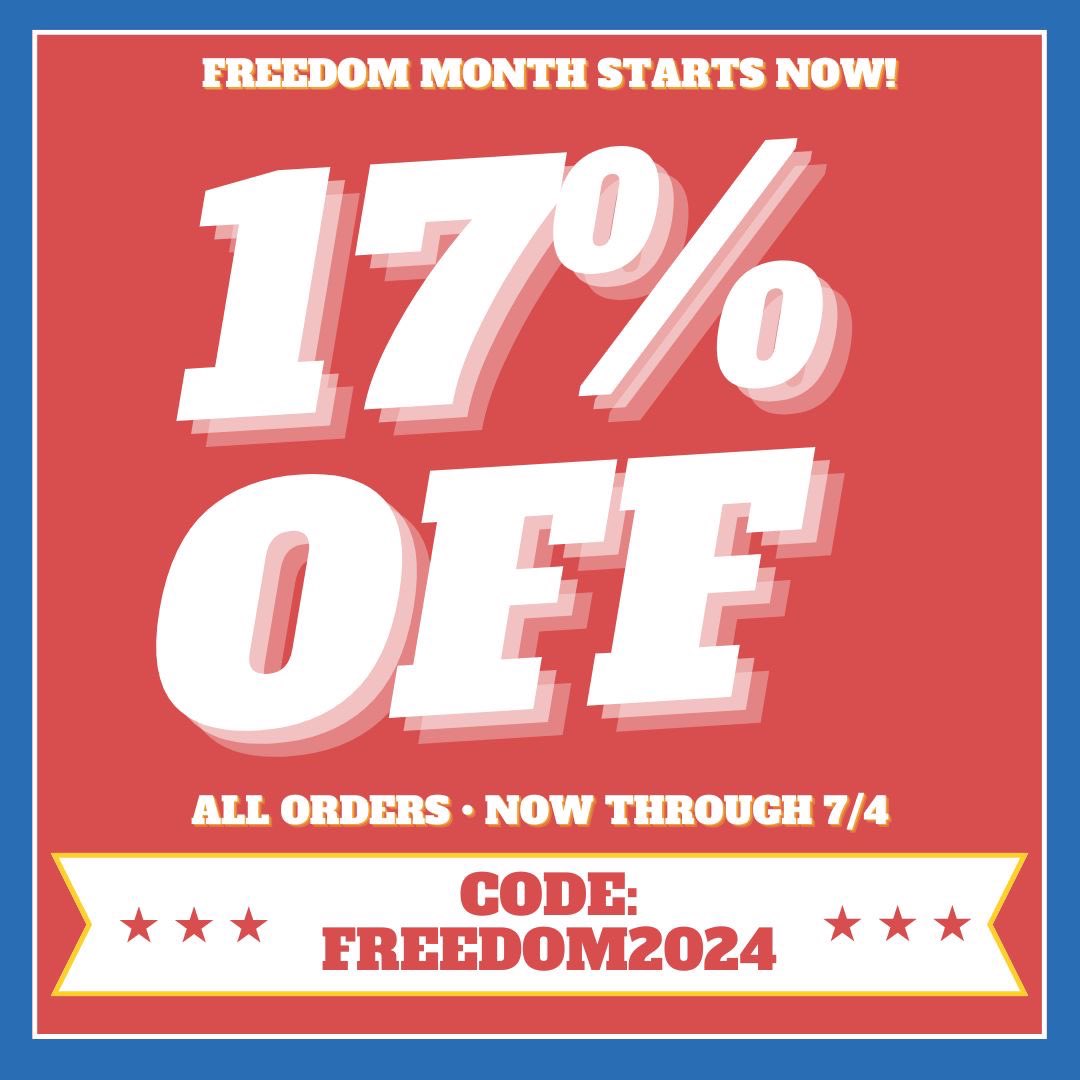 Get 17% off thru the 4th