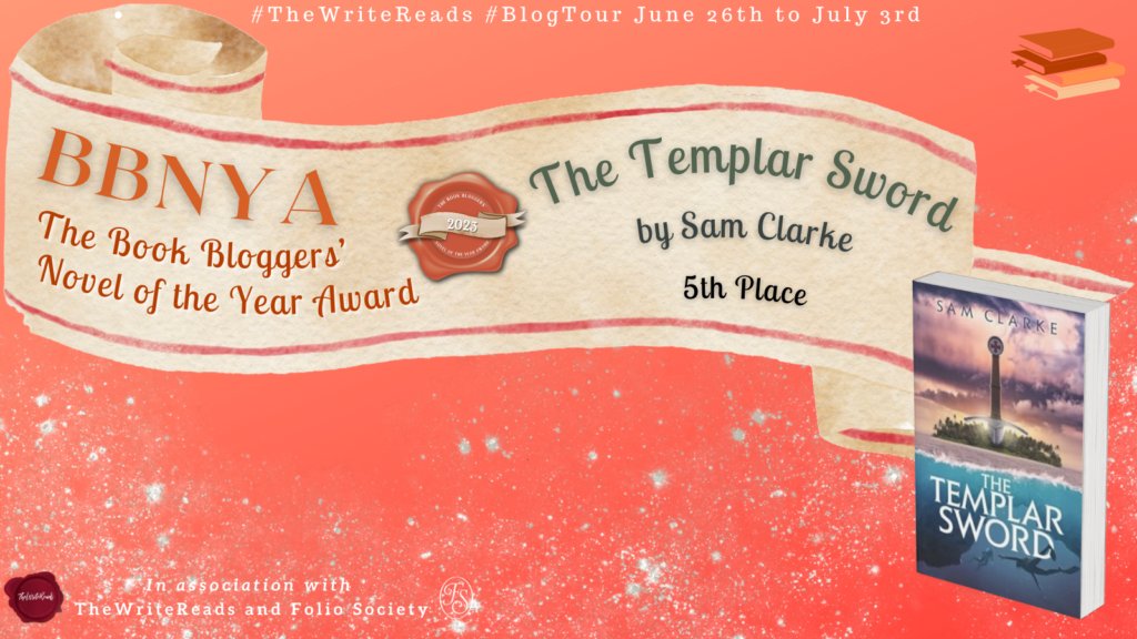 bookbugworld's tweet photo. It's my turn @The_WriteReads #blogtour for the #bbnyafinalist #TheTemplarSword by @SamClarke777 . Link : https://t.co/ReA5JZHOPN

@BBNYA_Official #bookbloggers #booklovers #BooksWorthReading #bookX @WriteReadsTours https://t.co/vur35Ydvqk