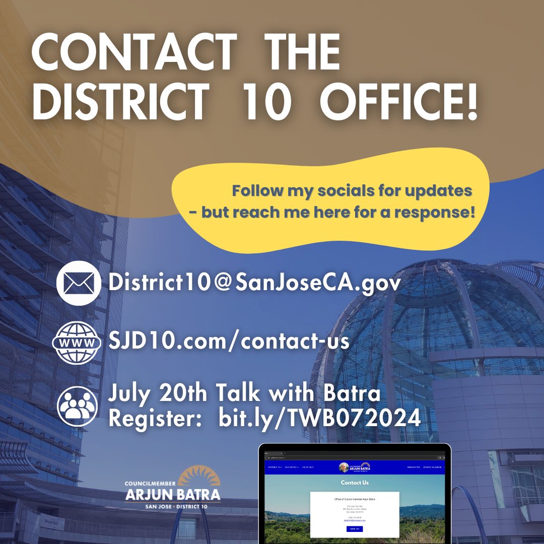 Councilmember Arjun Batra tweet media