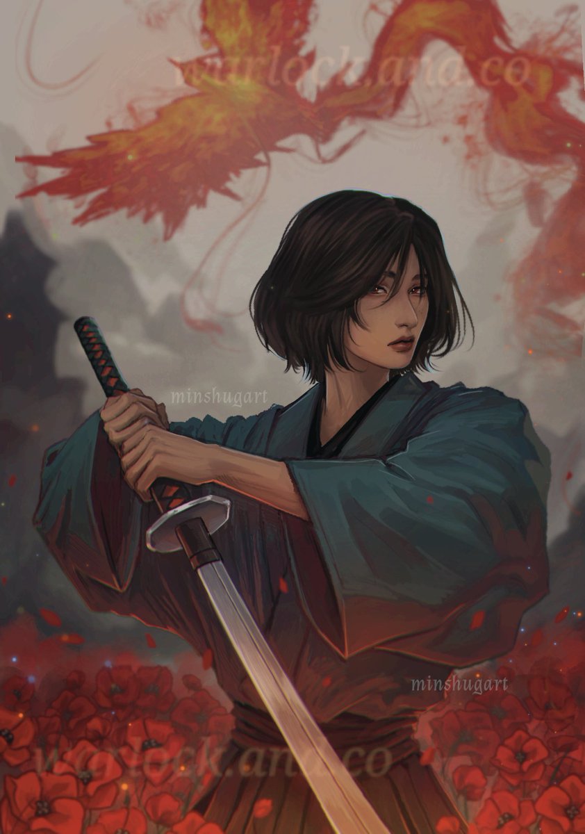 #FangRunin from #thePoppyWar 🌺
Never expected I would draw her