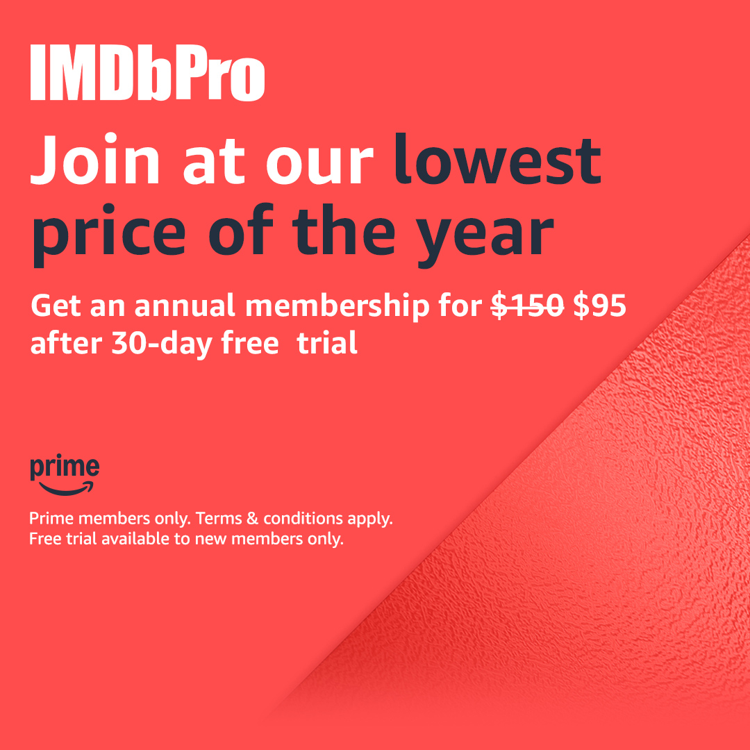 Don't miss our #PrimeDay deal! 🥳 Prime members get the best price of the year on #IMDbPro plus a free 30-day trial for new members. Boost your career now, click the link to get started 👉 imdb.to/3LaaB8u