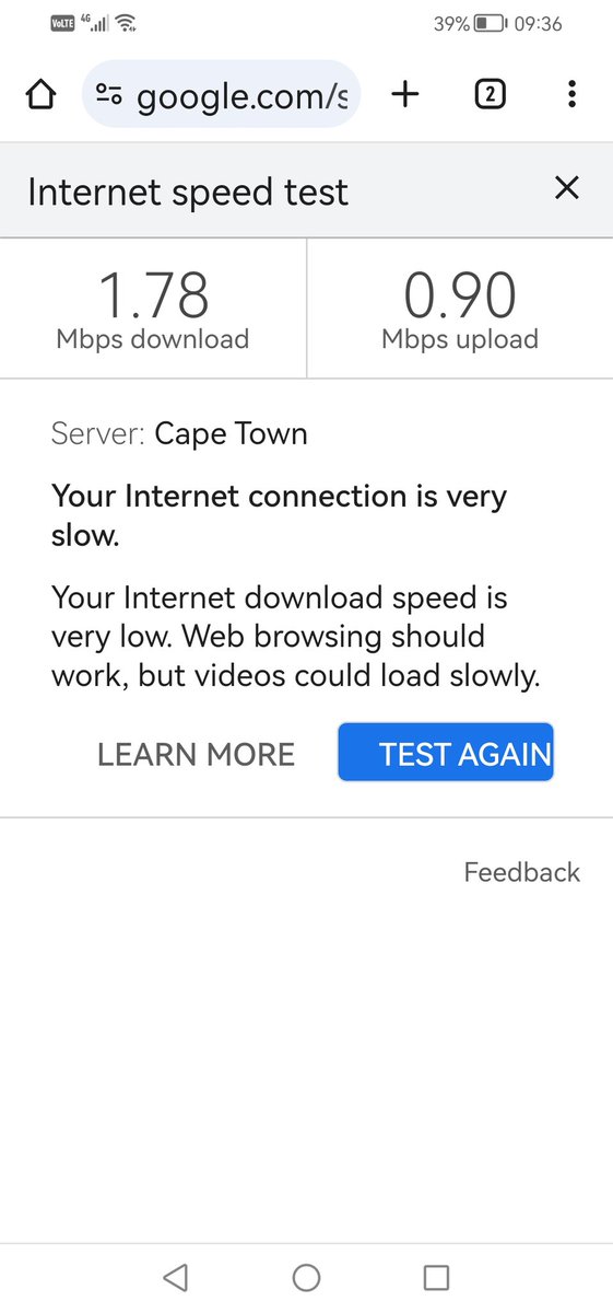 networkfreek's tweet photo. @Vodacom111 only had this contract for a month and seriously not impressed. Call centre says we must go into the shop.. They cannot assist. Up to 50Mbps?? Not even close. #lte https://t.co/Z1bmyozcqk