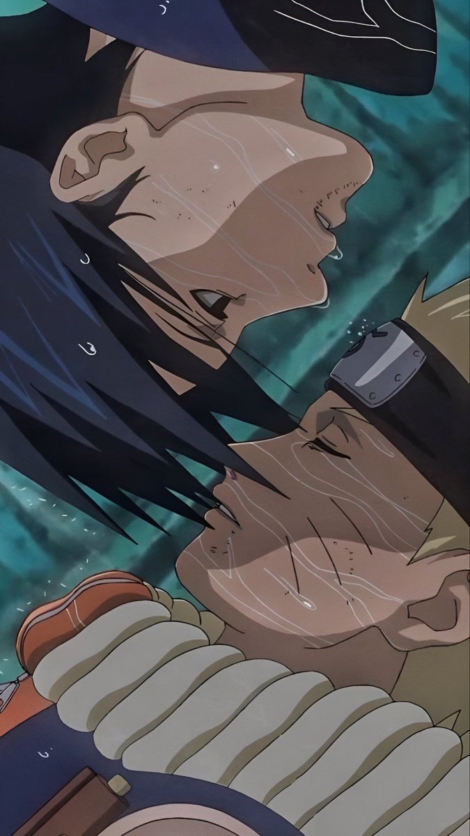Angelsaasj's tweet photo. "for sasuke, parting with naruto was as painful as having his body being ripped in half" - official databook https://t.co/iHsSqT8nmb
