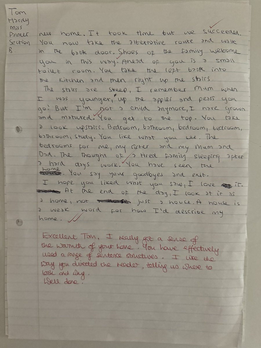 What a fantastic surprise to receive my English work from ~16 years ago courtesy of <a href="/HumboEnglish/">Helen Palmer</a>. Never thought that one day I’d teach the same subject!

Congratulations on your retirement and a massive thank you for all that you did for me. Enjoy every minute - you deserve it!