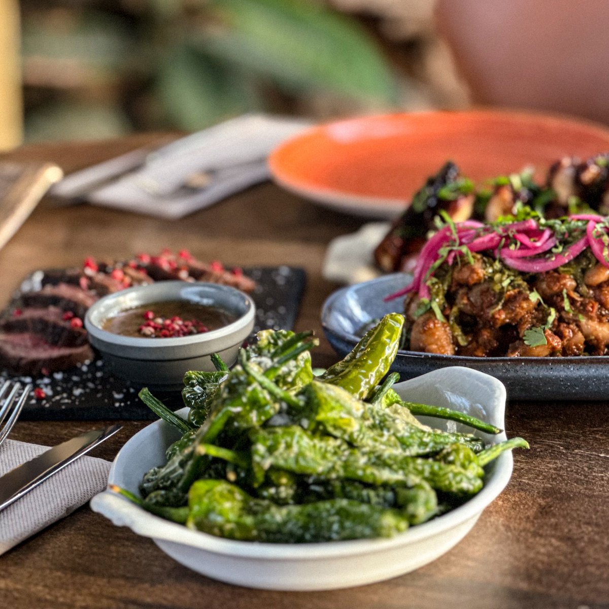 We can't resist a Padron Pepper 

#tapas #tapasibiza #ibiza #lafincaescondida #padronpeppers #pimientosdepadron #foodies #tapasrestaurant #homemade #madewithlove #classictapas #creativetapas #sharingfood #toshare #friends #family #happyplace