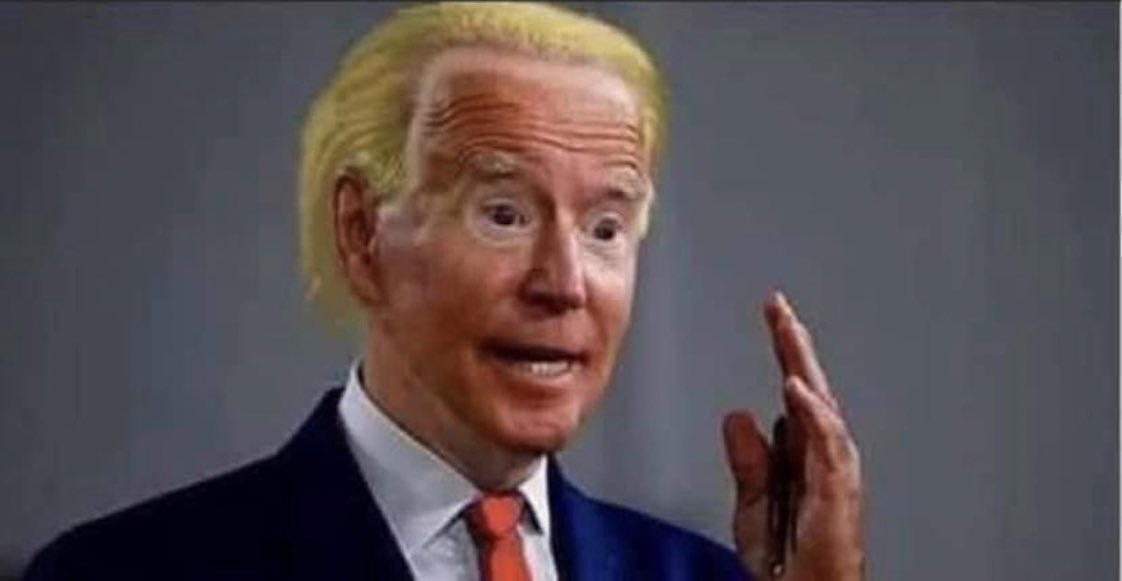 deaf258's tweet photo. @TheMcKenziest Because @JoeBiden is #BlueTrump! https://t.co/x4tgHrHzaW