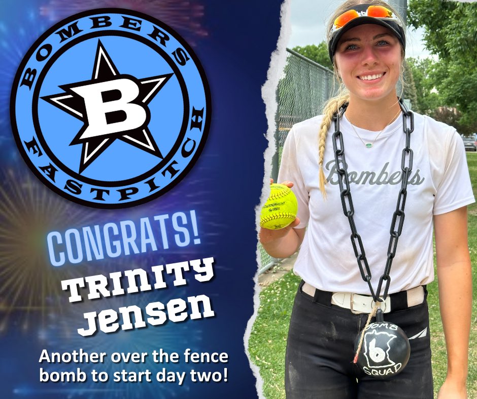 Minnesota Bombers 16U National (@mnbombers2007) on Twitter photo Keeping it going on day two of the IDT! <a href="/trinitymjensen/">Trinity Jensen</a> <a href="/MnBombers/">Minnesota Bombers</a> <a href="/BoulderIDT/">Boulder IDT</a> <a href="/bombers_fp/">Bombers Fastpitch</a> Keeping it going on day two of the IDT! <a href="/trinitymjensen/">Trinity Jensen</a> <a href="/MnBombers/">Minnesota Bombers</a> <a href="/BoulderIDT/">Boulder IDT</a> <a href="/bombers_fp/">Bombers Fastpitch</a>