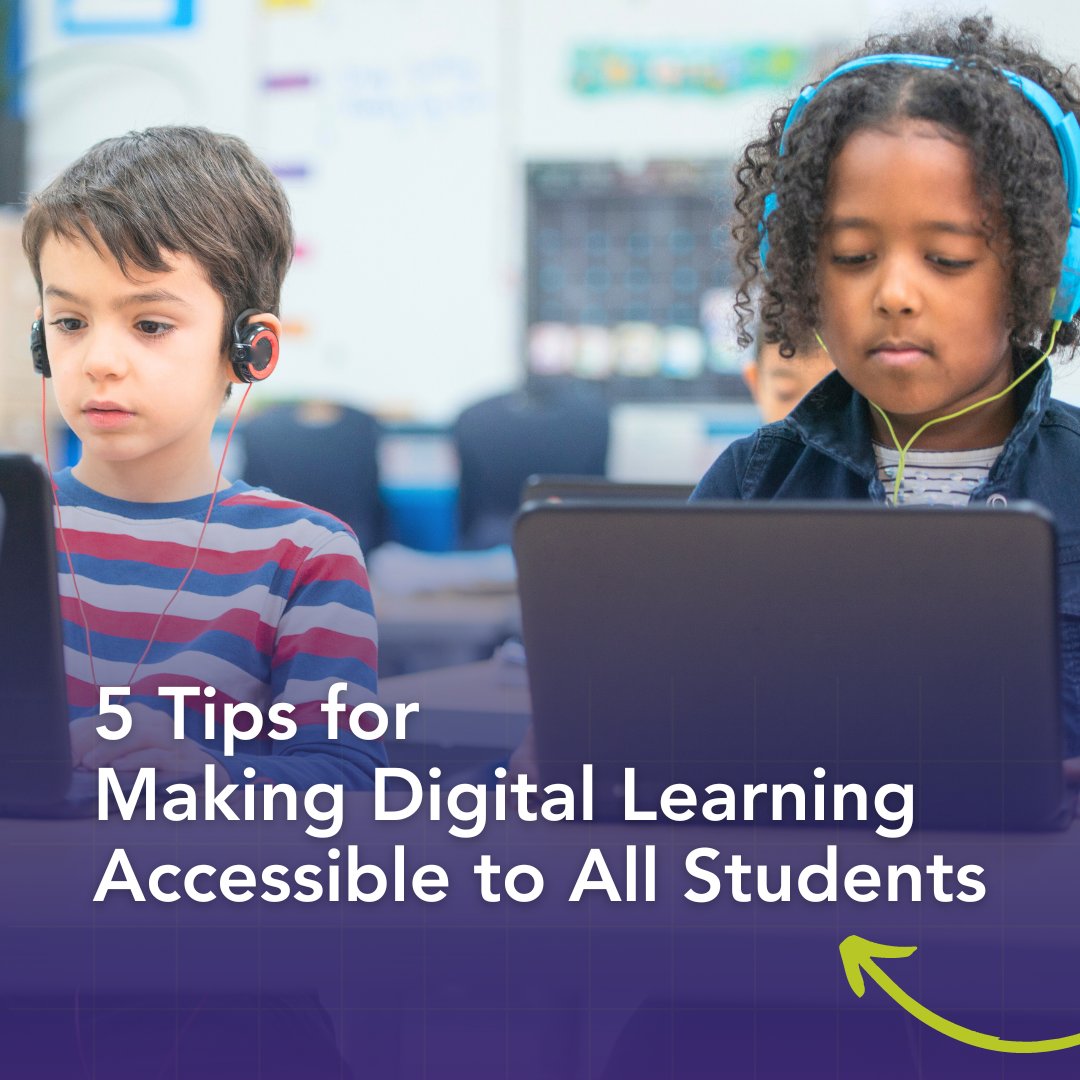 ISTE_ASCD's tweet photo. How are you making your online lessons more inclusive? @RhianonElan from @BostonSchools created the ISTE micro-course "Designing for Inclusion," which offers 5 steps to help educators make their lessons accessible to students of all abilities: https://t.co/oHXOH8ynRv https://t.co/mC1XN5RvEV