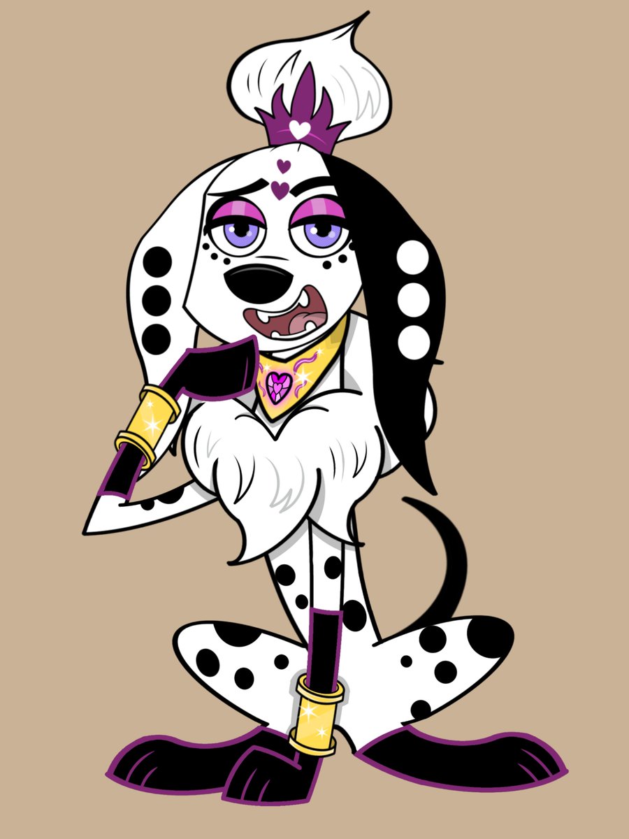 198Darkskull's tweet photo. "Your Queen has arrived! Look upon one's beauty — one's radiance — and worship me! Love me!"
The Queen of Love, Camilla, is here! With her enchanted charm, no human nor animal can resist her nor her will.
#101DalmatianStreet #101Shadowverse #Disney #fanfiction #fana https://t.co/6hofbGJHJM