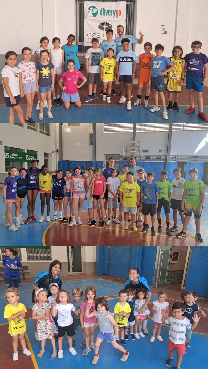 CBClaret's tweet photo. Seguimos disfrutando en el segundo turno del minicampus, y lo que nos queda aún 💪🏀😋 #GoPickenclaret #minicampus https://t.co/8FtkAhrdKi