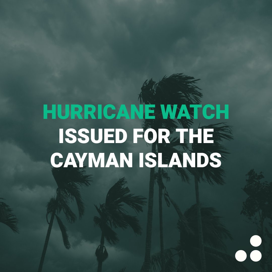 Cayman Islands under Hurricane Watch: Hurricane conditions possible within 48hrs. Cartan has activated emergency protocols to ensure the safety and preparedness of our community. We advise everyone stay updated via official sources.
#CaymanIslands #HurricaneBeryl #StaySafeCayman
