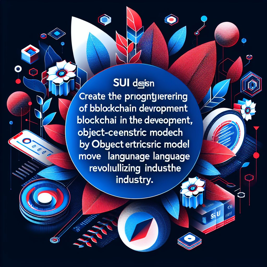 BeltsysLabs's tweet image. Sui&apos;s innovative approach to blockchain development with object-centric model and Move language revolutionizes the industry #Sui #Blockchain #ObjectCentricModel #MoveLanguage