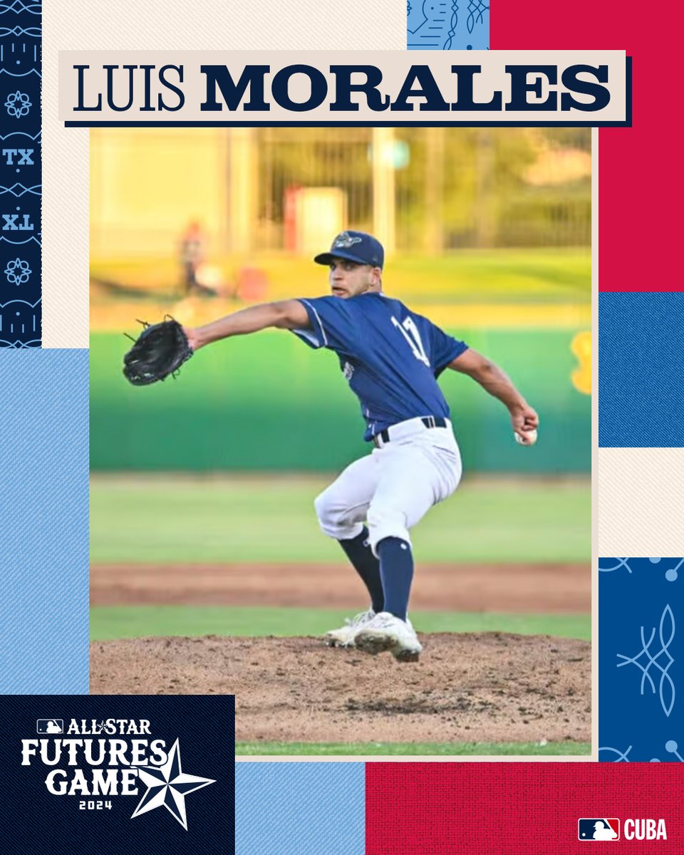 mlbcuba's tweet photo. ¡Luis Morales representará el #ColadaPower en el #FuturesGame 2024! https://t.co/VDpj0yyU9g