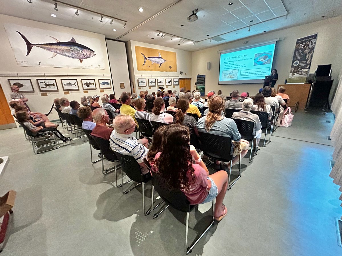 New England Aquarium (@neaq) on Twitter photo Aquarium Senior Veterinarian Dr. Kathryn Tuxbury was invited to the <a href="/ccmnh/">Cape Cod Museum of Natural History</a> for the International Horseshoe Crab Day celebration, where she spoke about her career journey from studying #HorseshoeCrab populations to working at the Aquarium.
Congrats on this honor, Dr. Tuxbury! 🎉 Aquarium Senior Veterinarian Dr. Kathryn Tuxbury was invited to the <a href="/ccmnh/">Cape Cod Museum of Natural History</a> for the International Horseshoe Crab Day celebration, where she spoke about her career journey from studying #HorseshoeCrab populations to working at the Aquarium.
Congrats on this honor, Dr. Tuxbury! 🎉