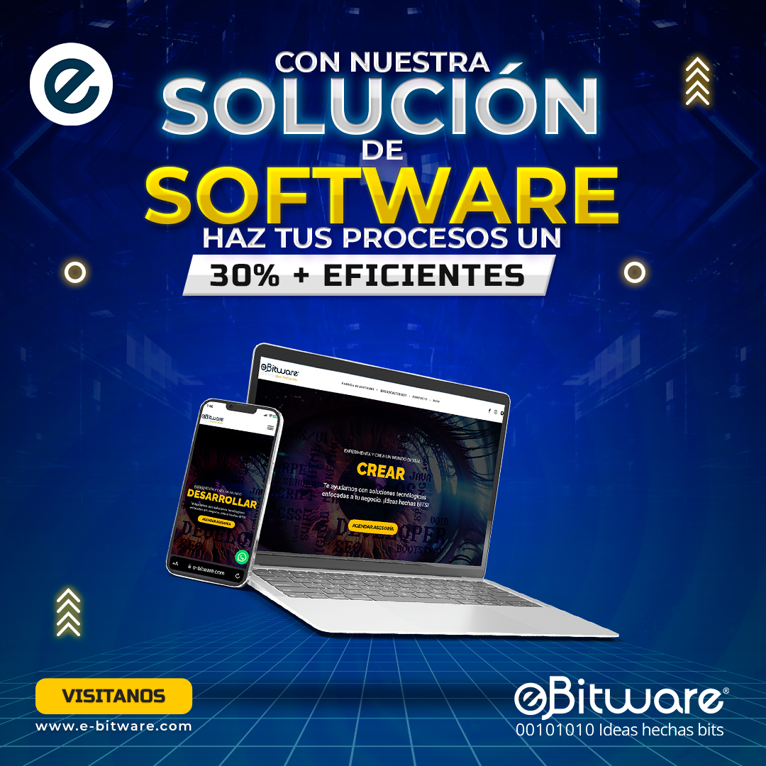 e_bitware's tweet photo. Contáctanos para una consulta gratuita.
#CasoDeÉxito #SoftwareEmpresarial #TransformaciónDigital #Productividad https://t.co/mN07DfO9ia