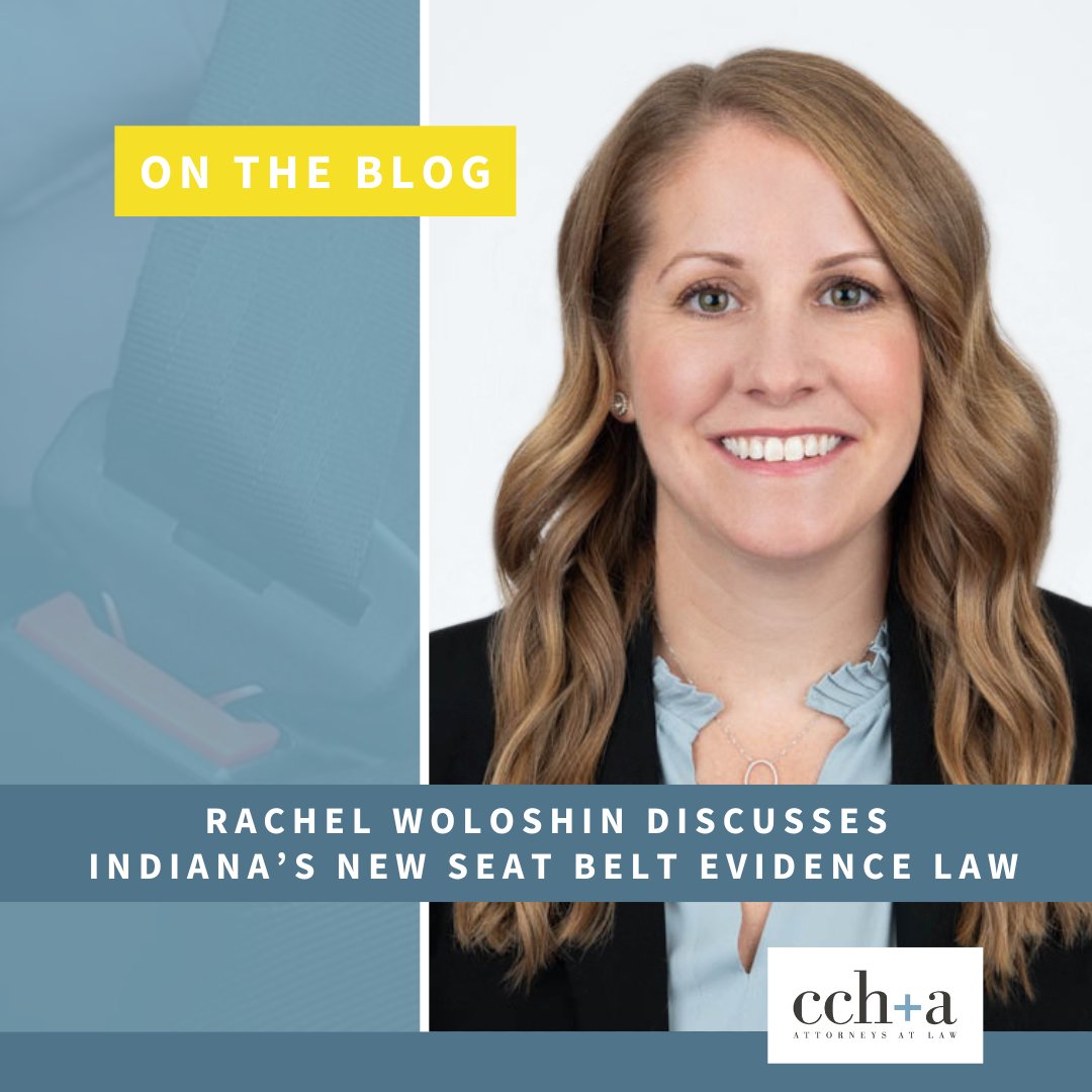 🚗💥 Hurt in an Indiana car accident? You may be entitled to damages, but a new law could reduce compensation if you weren't wearing a seat belt. #CCHALaw has over 140 years of experience and can help. Contact us today. ☎️

👉 Learn more: cchalaw.com/our-news/india…. 🔗

#blog