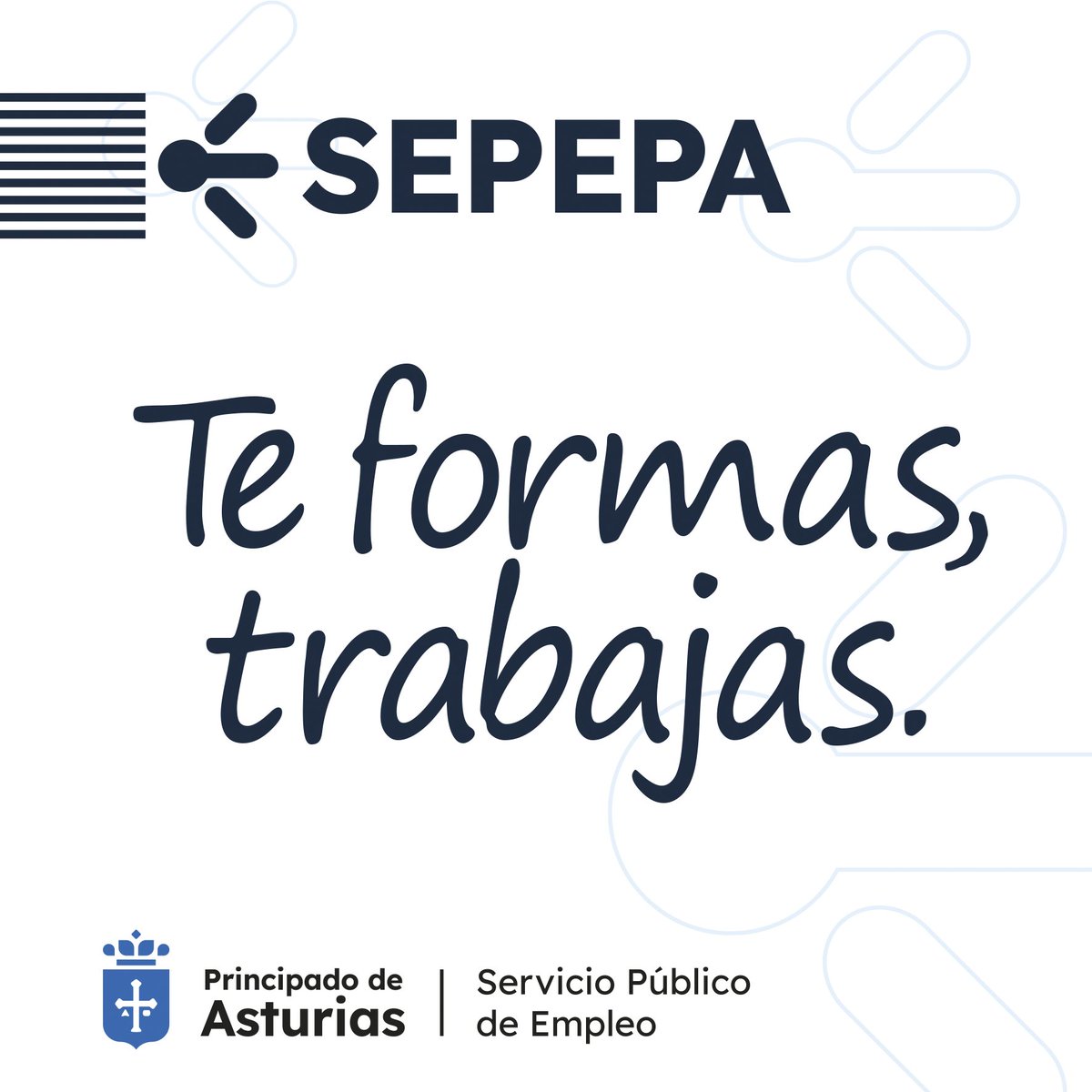 Sabías que...⤵️

🔵El último informe del #sepepa muestra un 60% de inserción laboral entre los participantes en #cursosdeformacion con evaluación positiva✅
🟠Turismo, química y metal logran tasas de más del 70% entre quienes superan cursos de formación📈

🔵Te formas,🟠trabajas.