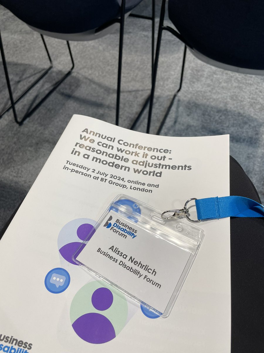 It has been a great day attending the Business Disability Forums annual conference in London today!

And I guess this is a good time to tell Twitter that I have a new job at BDF! 

<a href="/DisabilitySmart/">Business Disability Forum</a>  #BDFWeCanWorkItOut