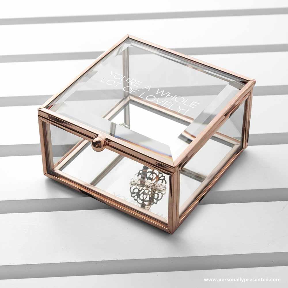 PPresented's tweet photo. Personalised Rose Gold Glass Trinket Box 🎁
⎆ Only £23.45 right now ⎆ 
Personalise Now 👉 https://t.co/6V8SQzfKSY

 #giftideas #giftsforher #giftsforhim #giftguide https://t.co/QEzj40gHP2
