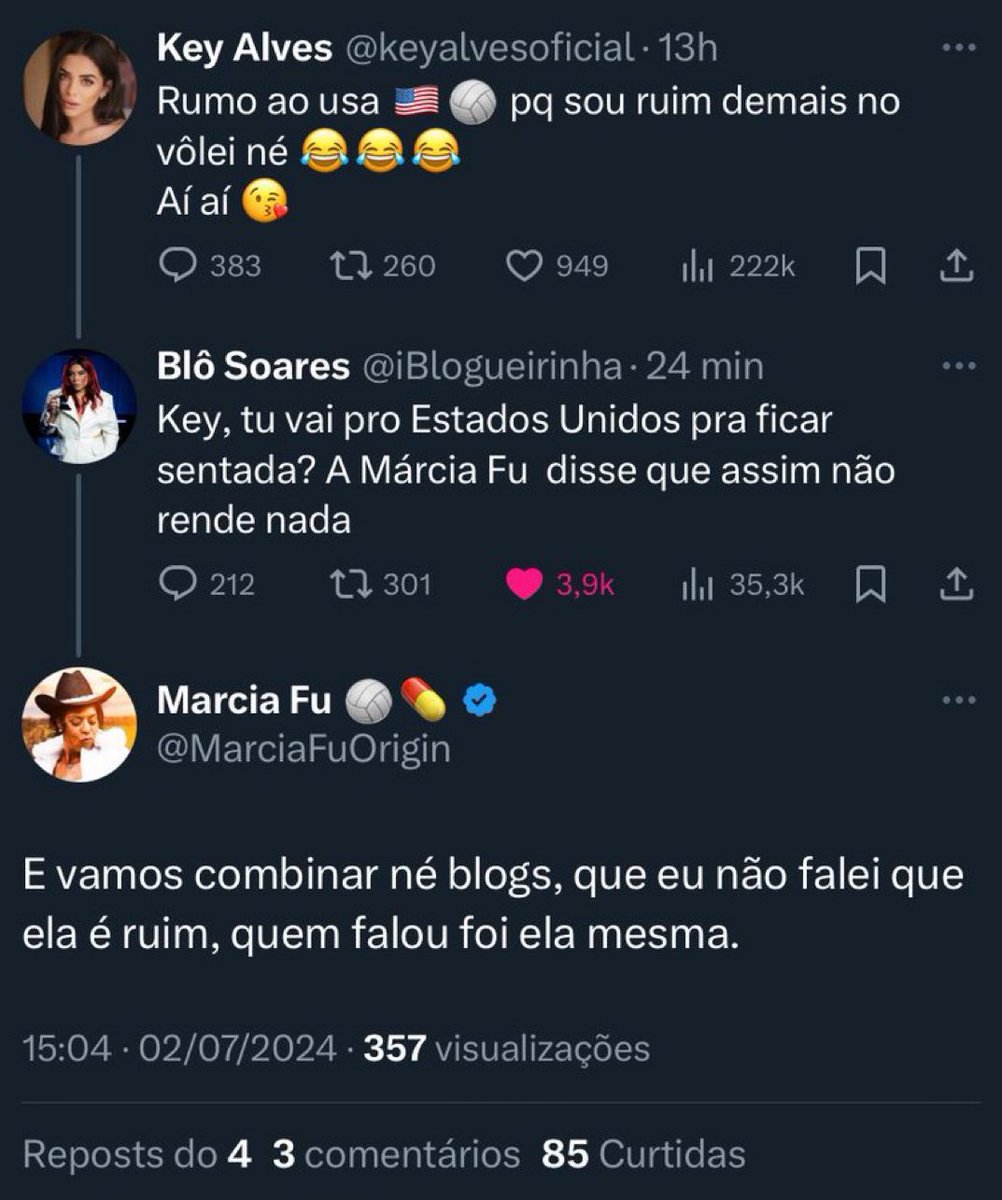 bchartsnet's tweet photo. Márcia Fu e Blogueirinha são o terror da subcelebridade Key Alves KKKKKKKKKKKK https://t.co/tkHA4kJs9P