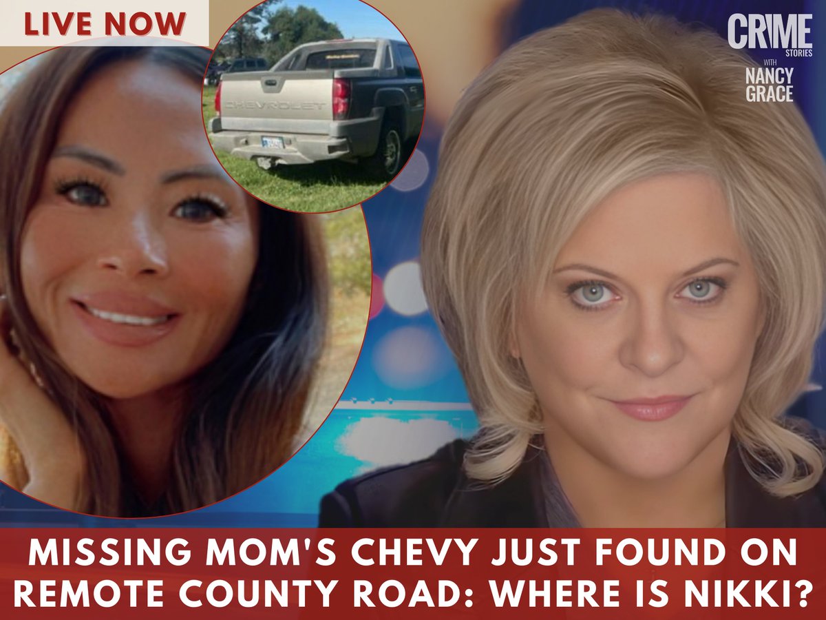 NancyGrace's tweet photo. NEW #CrimeStories Starts NOW on @MeritStreet: Where is Nikki? Join Us: https://t.co/vRVImZTYyc https://t.co/ka4jYIiYlp