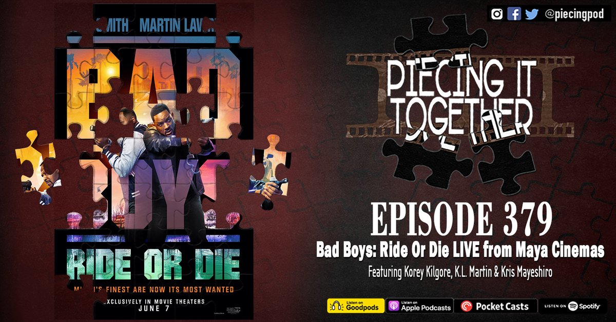 PiecingPod's tweet photo. Then we were LIVE from Maya Cinemas for the hilarious and fun BAD BOYS RIDE OR DIE with guests @Codename_LEON, @KoreyKilgore &amp; @km2creative https://t.co/H1abEXuah4