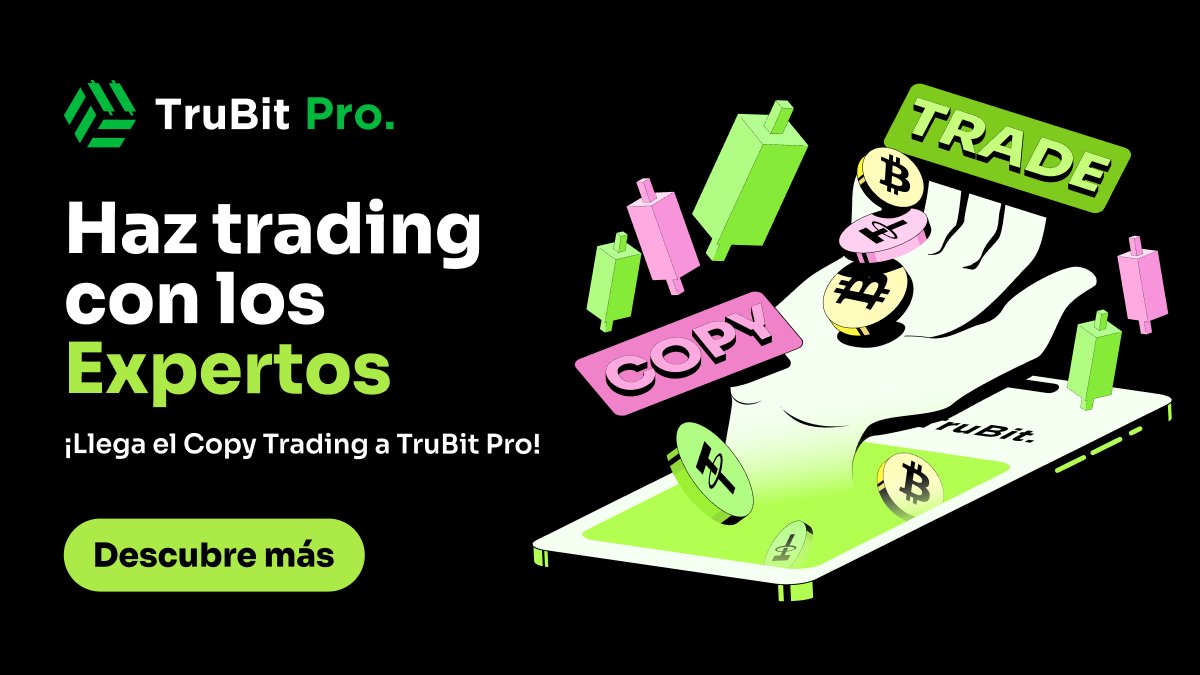 BullBit_Cripto's tweet image. Estoy operando en el Copy Trade de @TruBit_Latam 💜
¡Ven a operar conmigo! 

Conoce todo sobre el copy trading 👉🏽 (academy.trubit.com/copy-trading#b…)

Y gana 5 usdt! descubre como en 👉🏽 (help.trubit.com/en/articles/95…)