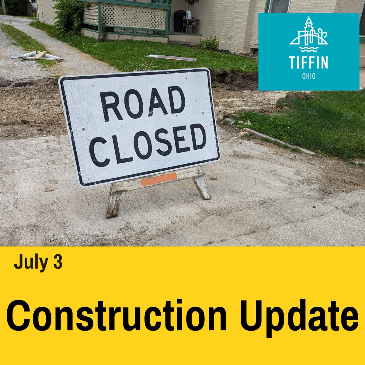 Tomorrow, July 3, the northbound lane of Washington Street will be closed starting at 10 a.m. as part of AQUA’s waterline update project. Traffic will be detoured via Main Street to Jefferson Street.