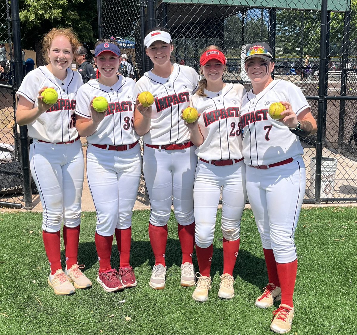 GA Impact Hupp-Axelson (@gaimpactaxe) on Twitter photo First day in the books in CO, winning 2 games 28-2 behind shutdown pitching from <a href="/VivianCarroll25/">Vivian Carroll</a> <a href="/chloesmith1734/">Chloe Smith 2024</a> <a href="/kateholland30/">Kate Holland</a> and <a href="/EmilyJansenG/">Emily Jansen</a> and 5 š£from <a href="/Rachel_a75/">Rachel Axelson 2025</a> <a href="/abbylawson2025/">abby lawson</a> <a href="/mcstanley2025/">Mary Catherine Stanley</a> <a href="/julia_nack/">Julia Nackley</a> AND a grand slam from <a href="/kateholland30/">Kate Holland</a> !
Ready for Thursday! First day in the books in CO, winning 2 games 28-2 behind shutdown pitching from <a href="/VivianCarroll25/">Vivian Carroll</a> <a href="/chloesmith1734/">Chloe Smith 2024</a> <a href="/kateholland30/">Kate Holland</a> and <a href="/EmilyJansenG/">Emily Jansen</a> and 5 š£from <a href="/Rachel_a75/">Rachel Axelson 2025</a> <a href="/abbylawson2025/">abby lawson</a> <a href="/mcstanley2025/">Mary Catherine Stanley</a> <a href="/julia_nack/">Julia Nackley</a> AND a grand slam from <a href="/kateholland30/">Kate Holland</a> !
Ready for Thursday!