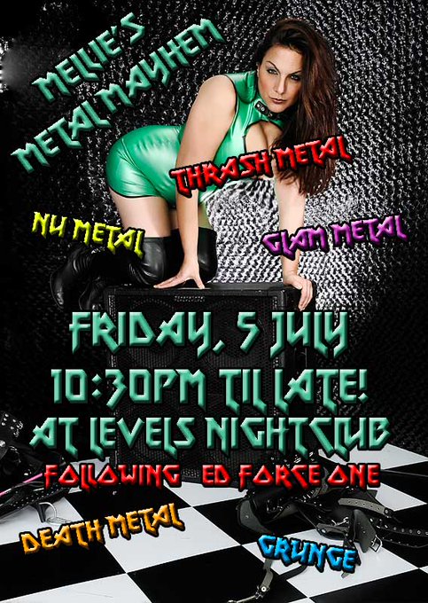I am DJing at the Levels Nightclub in Swindon this Friday night after Ed Force One (an Iron Maiden tribute