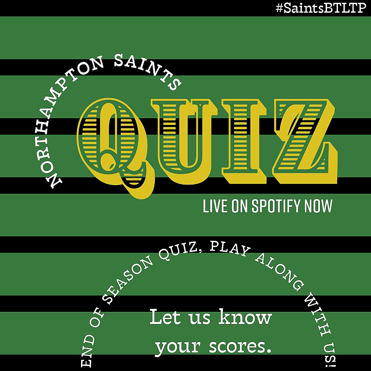 SaintsBTLTPod's tweet photo. Something a bit different for you this week, as we do our first end of season quiz! Play along as you listen, and let us know your scores and how you did by commenting across our socials. Enjoy! Click here: https://t.co/zl1enVZP4m https://t.co/VGQE2LnzWn