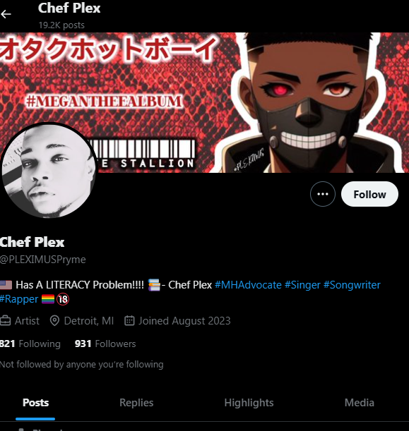 shess0messy's tweet photo. See I wasn't going to do this, but this need to be done!!! This is the sickest delusional I have ever met... Timeline meet #chefplex #PLEXIMUSpryme . This man has tried to tarnish me and my friends name, guilt trip people into thinking they are wrong, created a "cult" like organization and stole money from multiple people. To see him still going on about the situation the way he is at his old age is very disturbing. so, to anybody that surround themselves with this man please be careful he tends to try to take advantage of his friend with his life trauma. #survivingPlex all we ask plex is you just leave everyone alone PLEASE AND THANK YOU!
