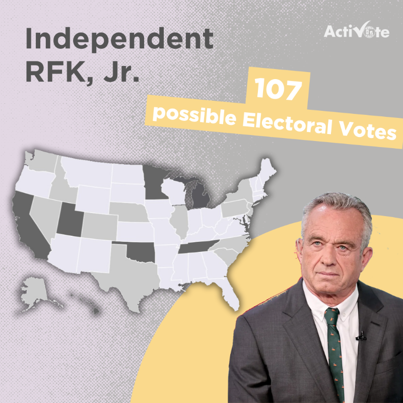 ActiVoteUS's tweet photo. Can a 3rd party win in 2024?
Check the maps for where each 3rd party has qualified. Light colors show states where they've submitted signatures but aren't verified. Many are still collecting signatures in some states, so the maps may change.
Based on this: are they spoilers? https://t.co/CGBrmf45f6