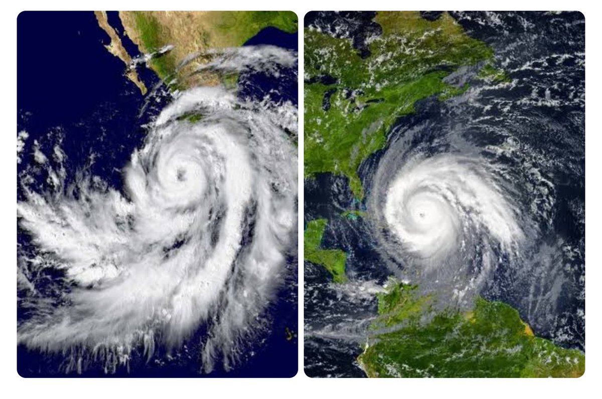 ⛈️ No se a quien le interese saber esto, pero si los huracanes se forman de norte a sur giran en el sentido de las manecillas del reloj ⏰ y si se forman de sur a norte a la inversa. #datoscuriosos #HuracanBerly