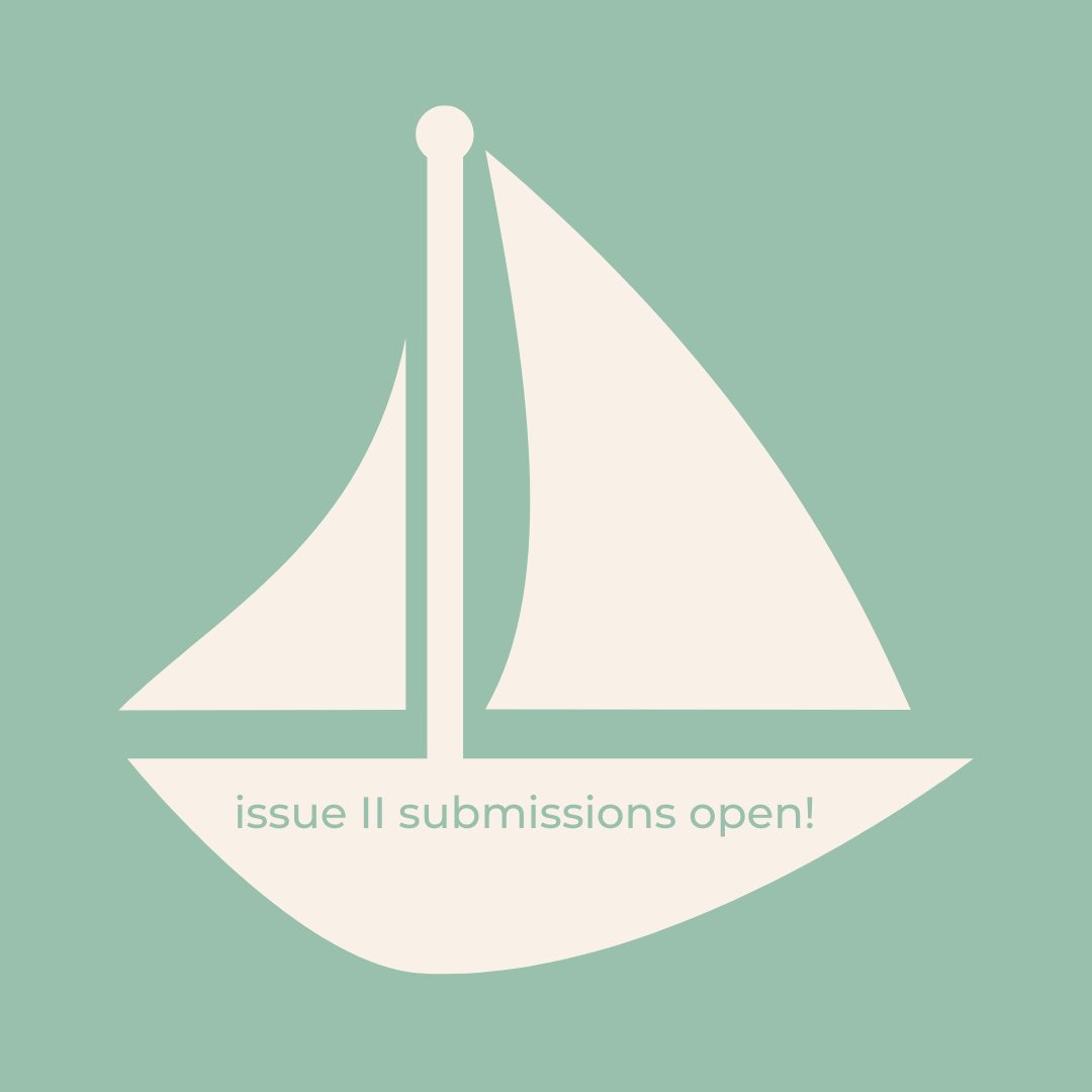 boatsagainstmag's tweet photo. we are now accepting poetry submissions for issue II – our second print issue! ⛵️

issue II is a physical print issue that will be published during winter 2024! read our full guidelines on our website: 
https://t.co/2ffoq6QKPQ https://t.co/buC3BvHVjw