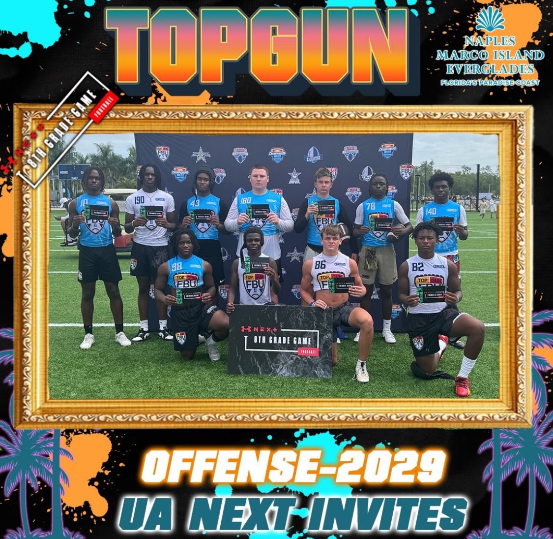 After an amazing weekend <a href="/FBUcamp/">Football University</a> I am blessed to receive an official invite to the 8th grade <a href="/UANextFootball/">All-America Game</a> game.

<a href="/UANextFootball/">All-America Game</a> <a href="/FBUcamp/">Football University</a> <a href="/ClemsonFB/">Clemson Football</a> <a href="/Elite11/">Elite11</a> <a href="/AlabamaFTBL/">Alabama Football</a> <a href="/FSUFootball/">FSU Football</a> <a href="/Vol_Football/">Tennessee Football</a>