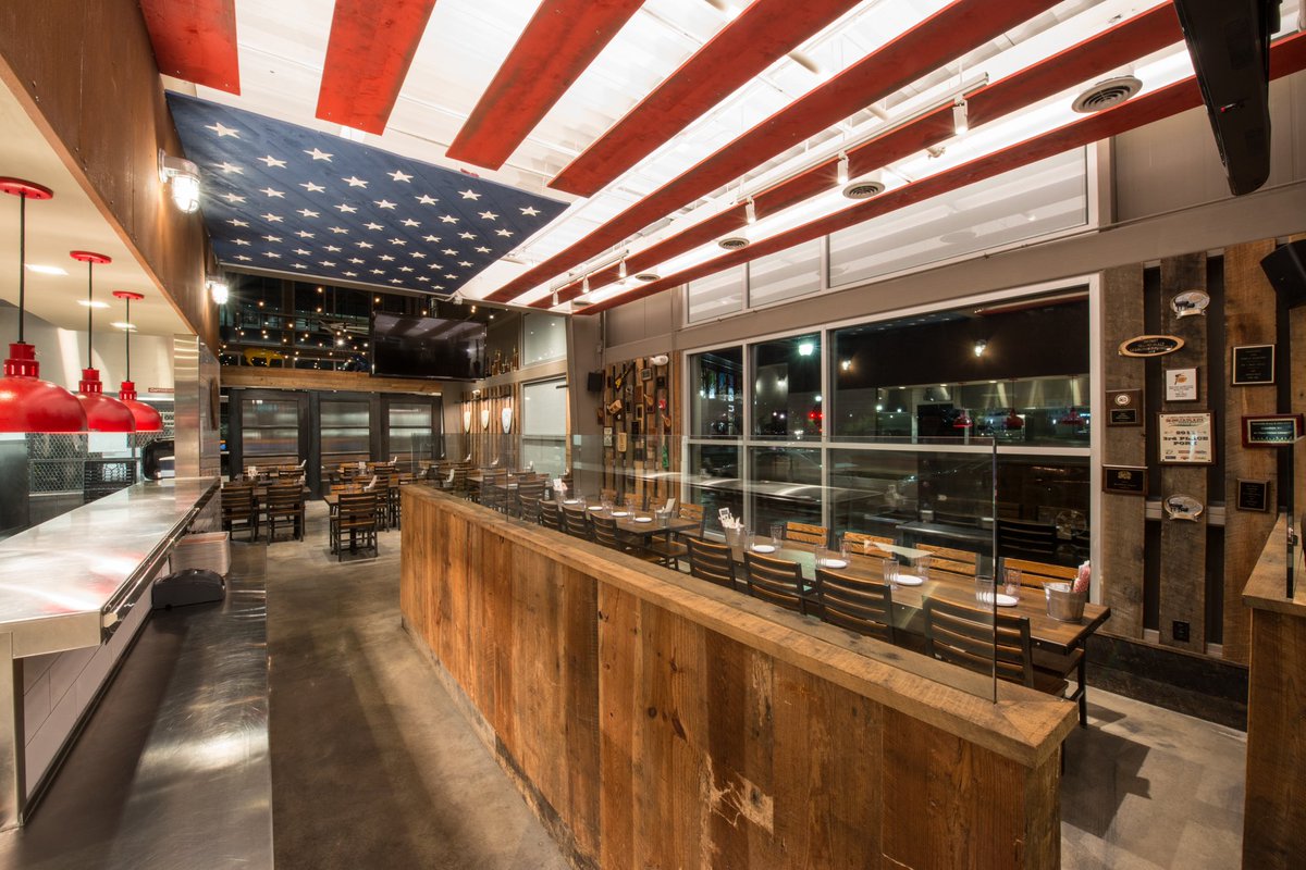 Continuing our location series, we’re showcasing our Assembly Row location in Somerville! 🔥

This site features 2 outdoor patio areas, a spacious dining room (with a blocked off private dining room), and a giant bar to enjoy our many whiskey options. 🥃