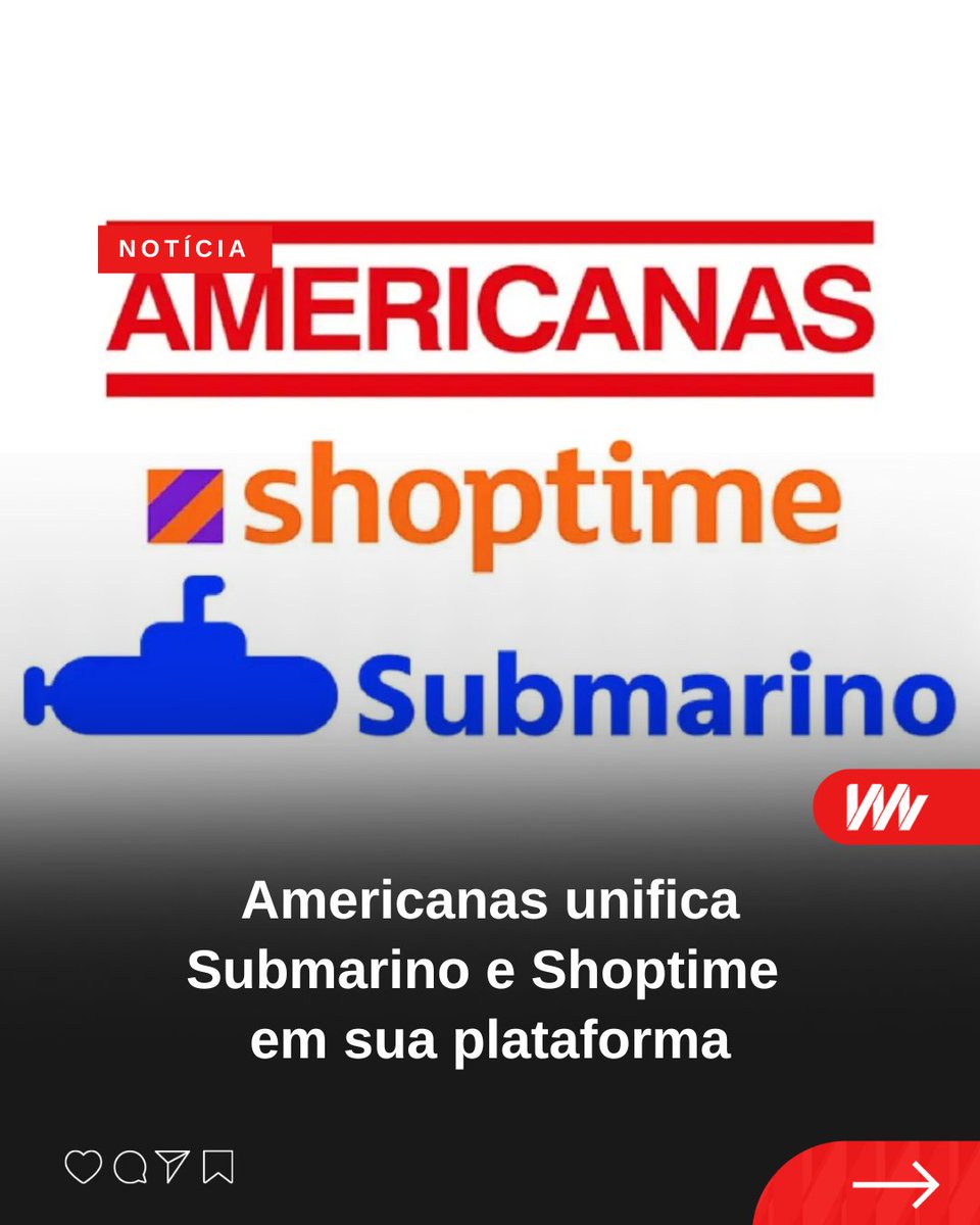 mundodmarketing's tweet image. Site das duas marcas serão encerrados e funcionarão dentro do site e aplicativo da Americanas. Decisão visa ter uma operação mais ágil, rentável e eficiente

#Americanas #Submarino #Shoptime #mundodomarketing #Marketingbrasil

Saiba mais: mundodomarketing.com.br/americanas-uni…