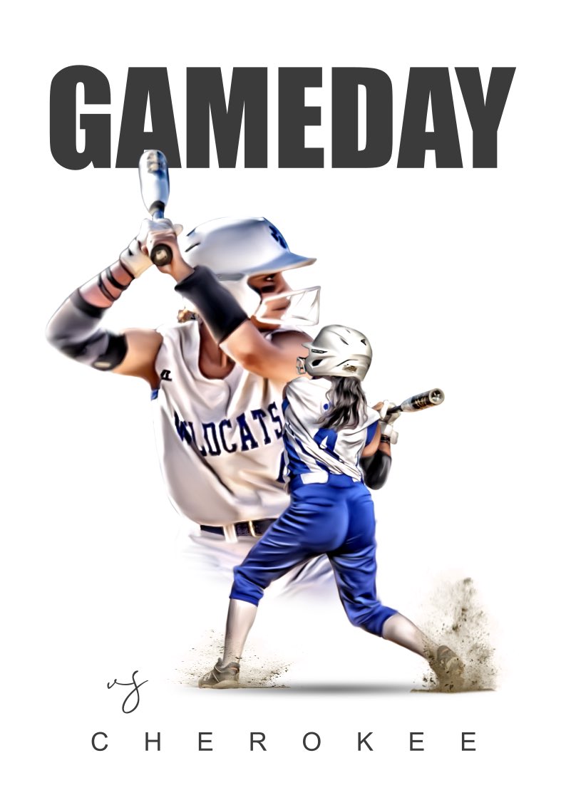 WC_WildcatSB's tweet photo. The Cats take on Cherokee tonight at home. Due to field conditions this will be a varsity only game, no JV tonight. 

V-7:30

💙🥎 https://t.co/NQYCWfG1C6